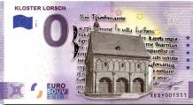 0 Euro biljet Duitsland 2021 - Kloster Lorsch KLEUR