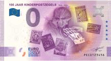 0 Euro biljet Nederland 2024 - 100 jaar Kinderpostzegels #000000