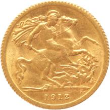 Great Britain 1/2 Sovereign 1912