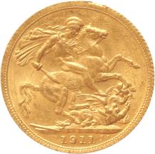 Great Britain Sovereign 1911