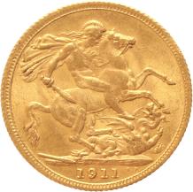 Great Britain Sovereign 1911