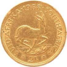 South Africa 2 Rand 1966