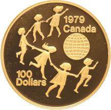 Canada 100 Dollars 1979 Year of the child