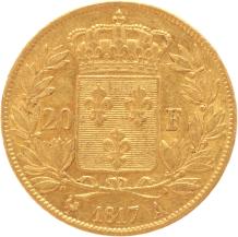 France 20 Francs 1817a