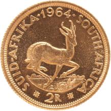 South Africa 2 Rand 1964