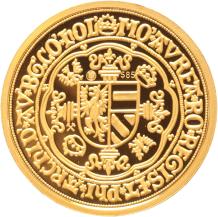 Replica Bourgondische Gouden Nobel Holland 1490 in Goud