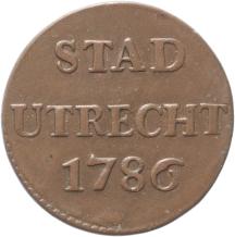 Utrecht-stad Duit 1786