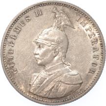 German East Africa 1 Rupee silver 1890 A.UNC