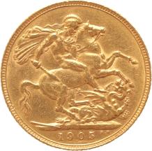 Great Britain Sovereign 1905