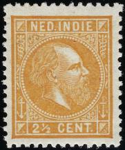 Nederlands Indië NVPH nr. 7 Koning Willem III 1870-1888 postfris