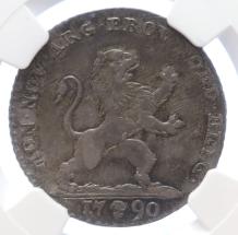 Austrian Netherlands X Sols silver 1790 MS63