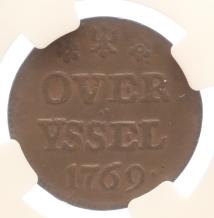 Overijssel Duit 1769