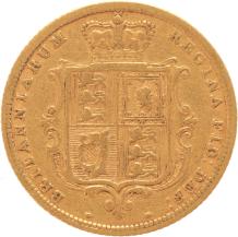 Great Britain 1/2 Sovereign 1884