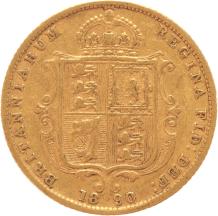 Great Britain 1/2 Sovereign 1890