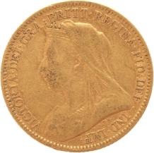 Great Britain 1/2 Sovereign 1894