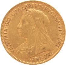 Great Britain 1/2 Sovereign 1895