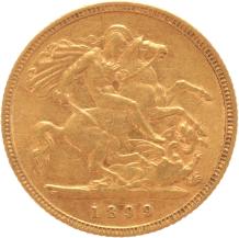 Great Britain 1/2 Sovereign 1899