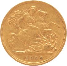 Great Britain 1/2 Sovereign 1899