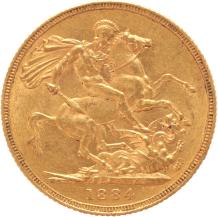 Australia Sovereign 1884s