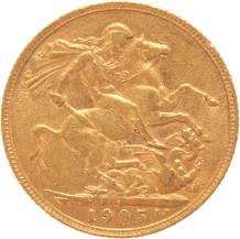 Great Britain Sovereign 1905