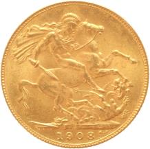 Great Britain Sovereign 1908