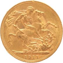 Great Britain Sovereign 1911