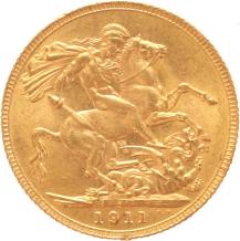 Great Britain Sovereign 1911