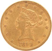 USA 10 Dollars 1899