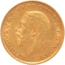 Australia 1/2 Sovereign 1916s