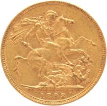 Australia Sovereign 1893m