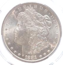 USA Morgan 1 Dollar silver 1881 S MS 63