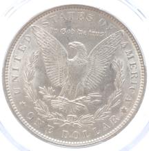 USA Morgan 1 Dollar silver 1891 AU 58