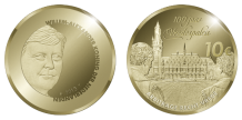Vredespaleis 10 Euro 2013 herdenkingsmunt goud proof