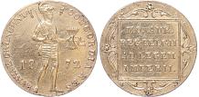 Koning Willem III Dukaat goud 1872 ZF