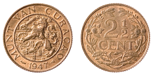 2½ Cent Curacao 1948