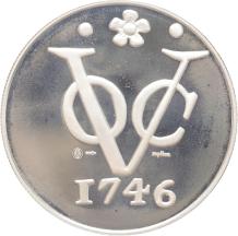 Replica VOC Duit 1746 in Zilver