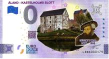 0 Euro biljet Finland 2022 - Aland Kastelholms Slott KLEUR