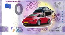 0 Euro biljet Zwitserland 2021 - Porsche Carrera 964 RS KLEUR