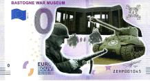 0 Euro biljet België 2019 - Bastogne War Museum KLEUR