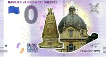 0 Euro biljet België 2018 - Basiliek van Scherpenheuvel KLEUR