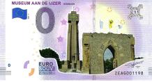 0 Euro biljet België 2018 - Museum aan de IJzer KLEUR