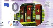 0 Euro biljet Luxemburg 2019 - Musée Européen Schengen KLEUR