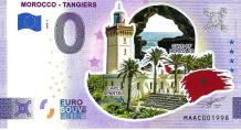 0 Euro biljet Marokko 2023 - Tangiers KLEUR