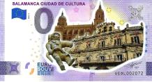 0 Euro biljet Spanje 2022 - Salamanca Ciudad de Cultura KLEUR