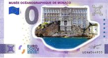 0 Euro biljet Monaco 2022 - Museé Océanographique de Monaco KLEUR