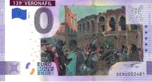 0 Euro biljet Italië 2021 - 139 Veronafil KLEUR