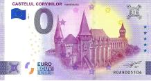 0 Euro biljet Roemenië 2023 - Castelul Corvinilor