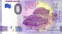 0 Euro biljet Zwitserland 2021 - Porsche Carrera 964 RS