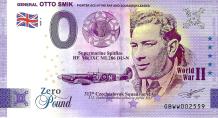 0 Pound biljet Engeland 2023 - General Otto Smik