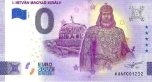 0 Euro biljet Hongarije 2022 - I István Magyar Király